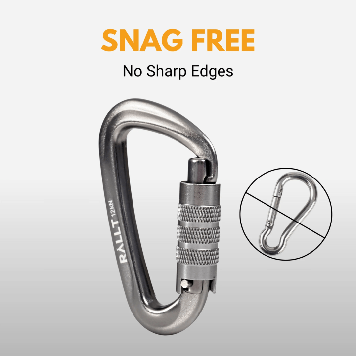 Auto-Locking Aluminum Carabiner
