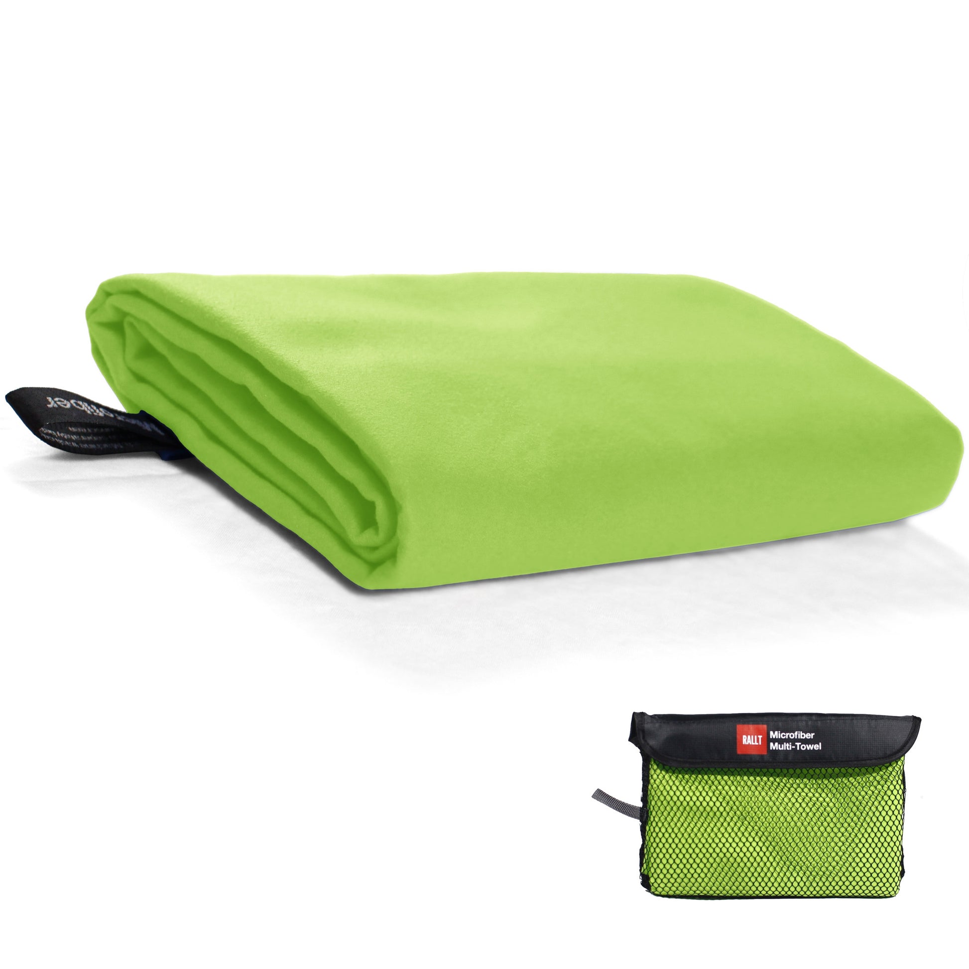 RALLT Camping Travel Towel - Compact Quick Dry Microfiber - Great for Sports, Swimming, Backpacking, Hiking, Gym, or Camp
